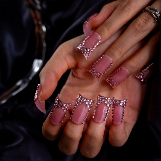 B50 Pink Nails