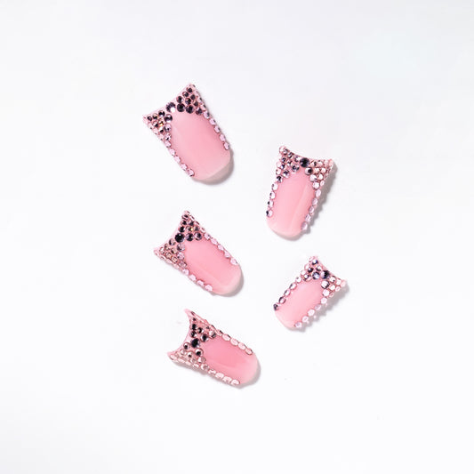B50 Pink Nails