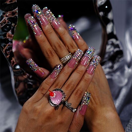 M24 Iridescent Charm Nails